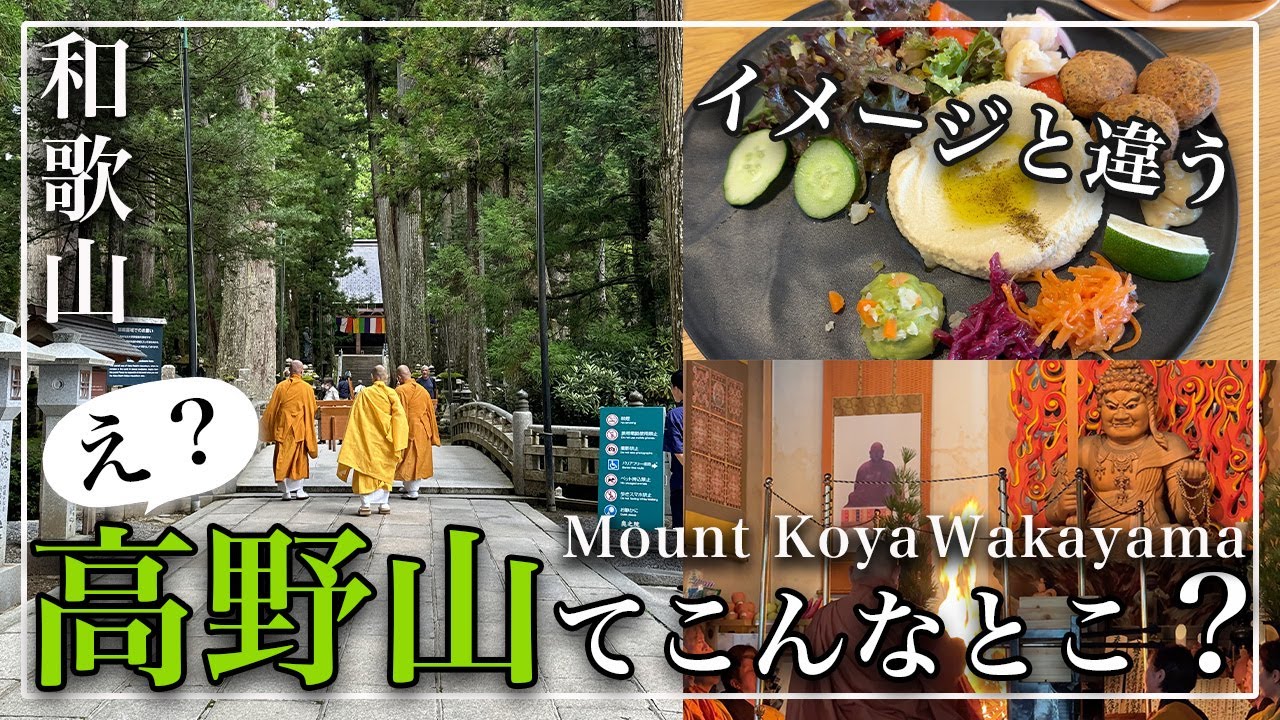 【和歌山 高野山のイメージが変わる！ 4K】イメージと全然違う！｜金剛峯寺〜奥の院〜壇上伽藍