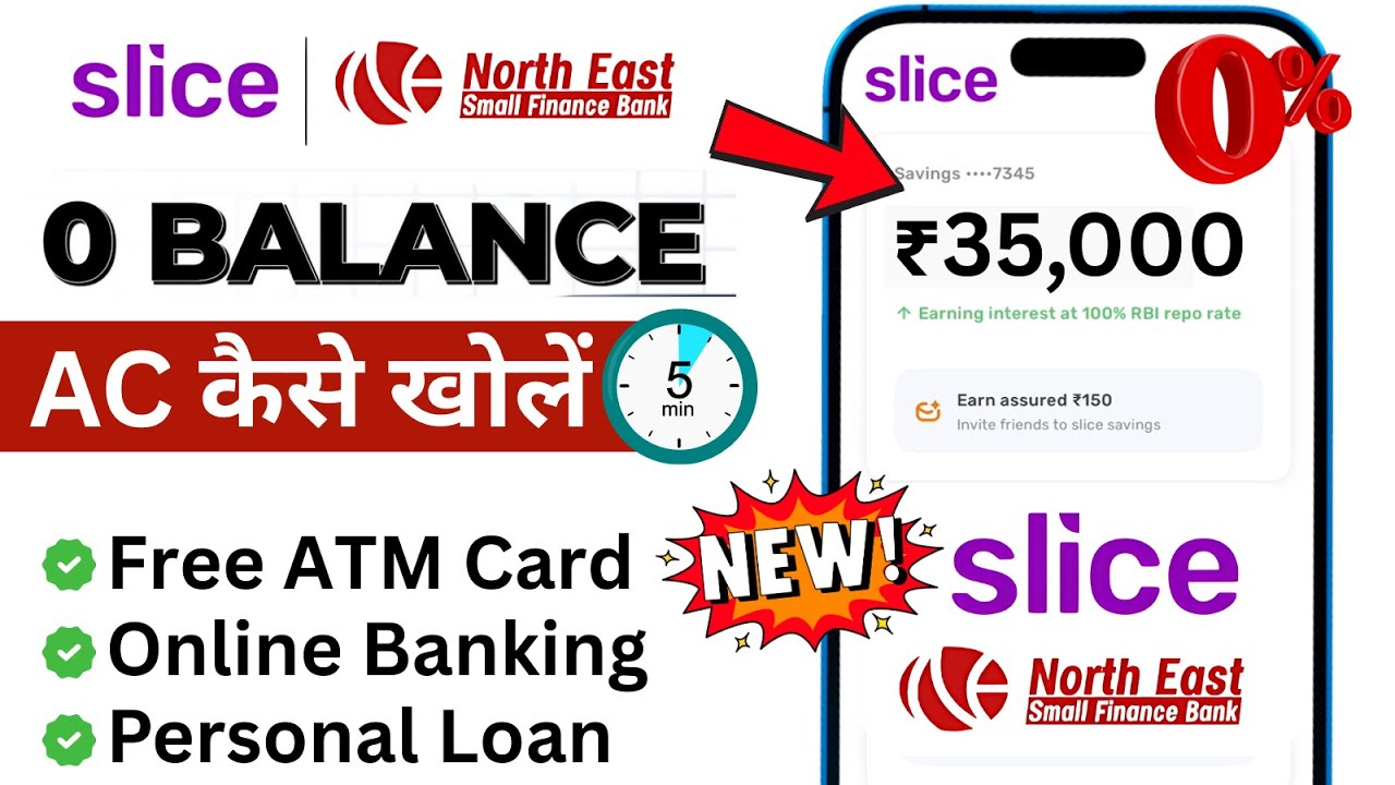 Slice Savings Account | Slice Bank Account Opening | Slice Bank Zero Balance Account 2025