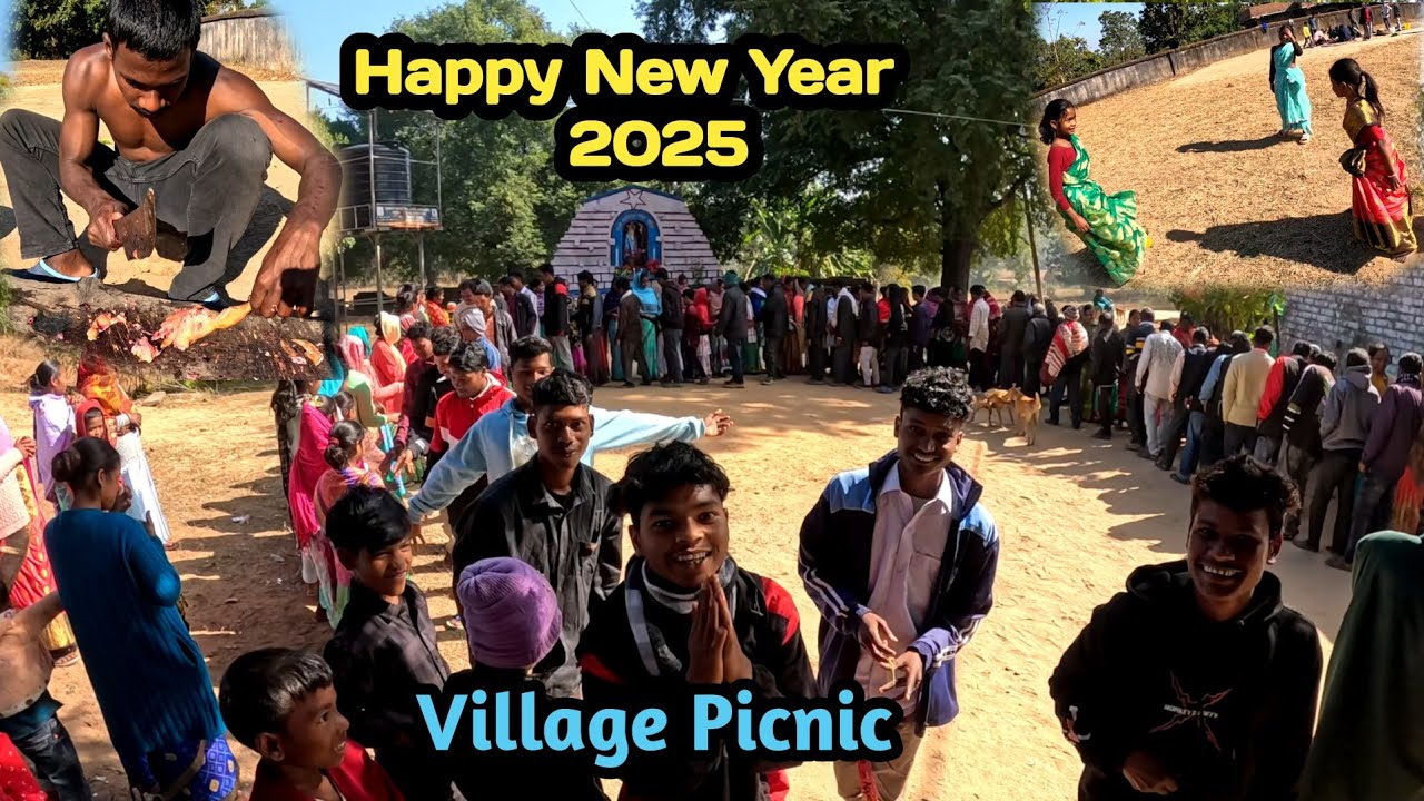 पूरा गांव मिलके New Year Picnic मनाए🤗|| Jharkhand Vlogs|| Simdega vlogs||
