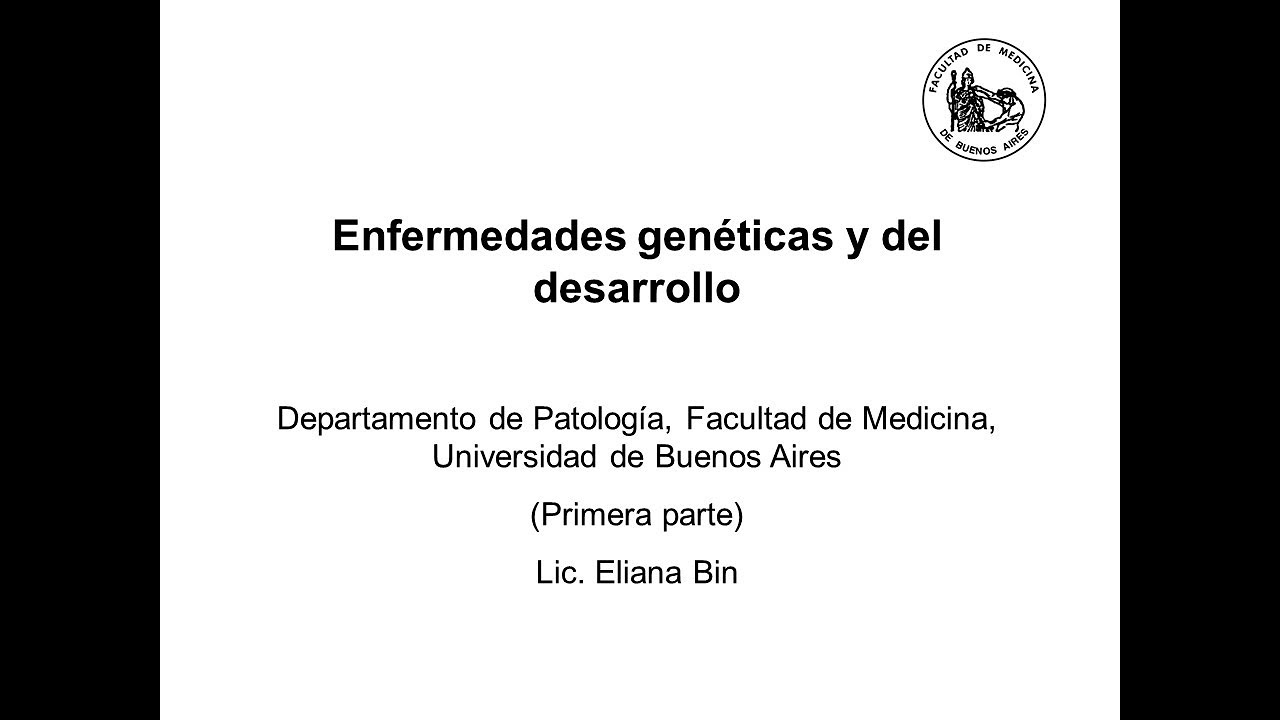 Genética y desarrollo I (Dra. Eliana Bin)