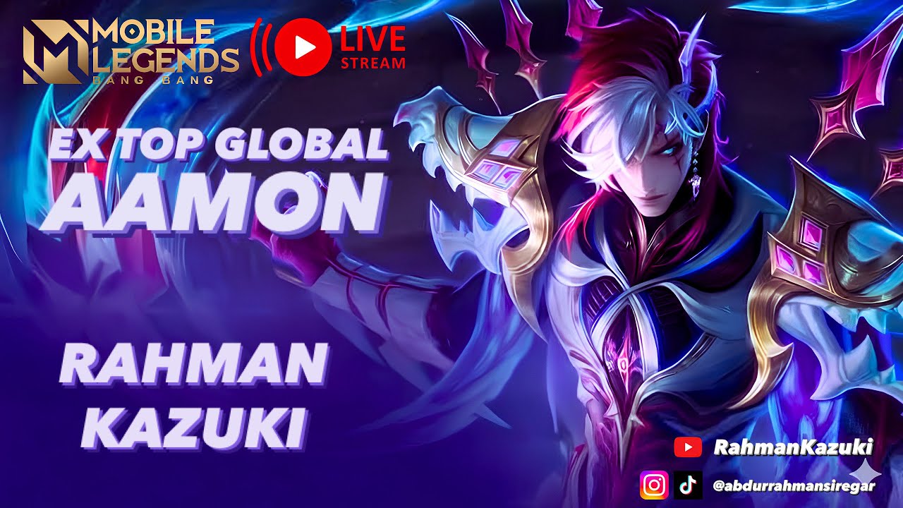 🔴 LIVE DAY 23 PUSH RANK S39 | TOP GLOBAL AAMON LETS GO #mobilelegends