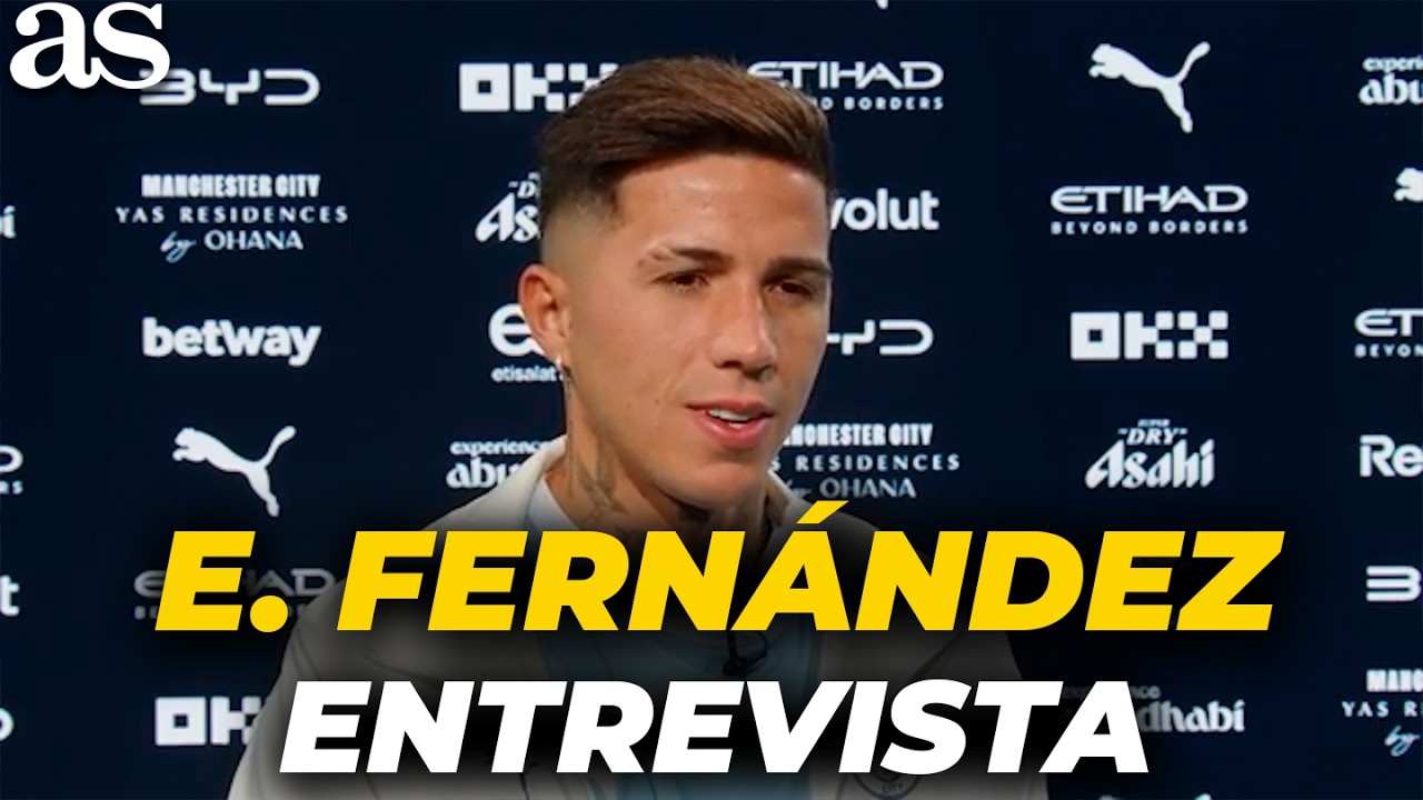 ENZO FERN&Aacute;NDEZ HABLA por PRIMERA VEZ tras fichar por el MANCHESTER CITY