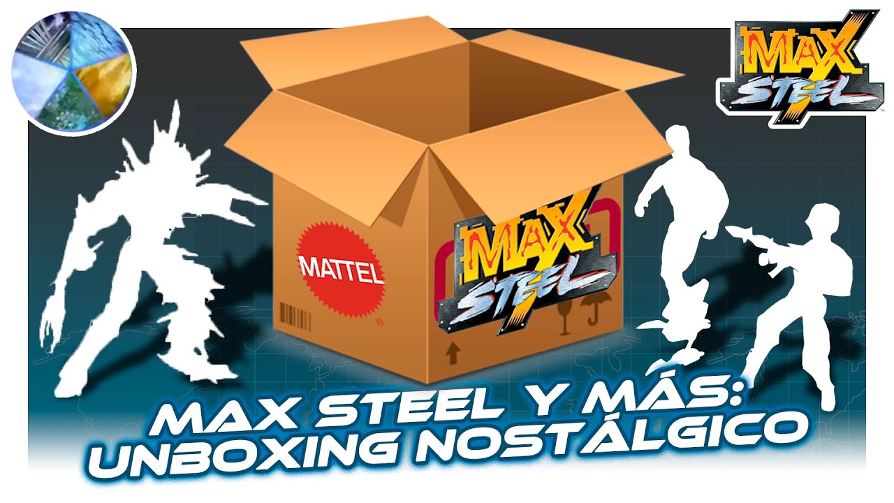 Unboxing nostálgico: Max Steel retro EN CAJA y super villano 🔥 - Max Steel | Reseña/Review