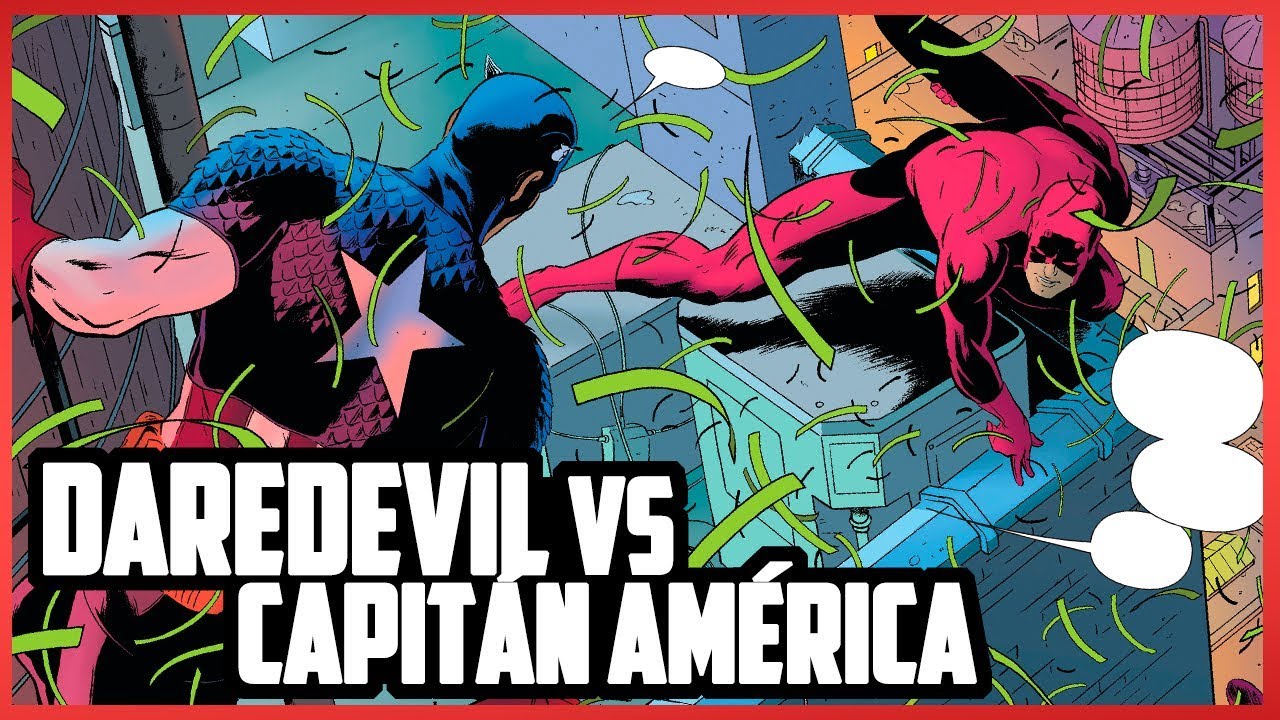 Daredevil vs Capitán América | Cómic Narrado