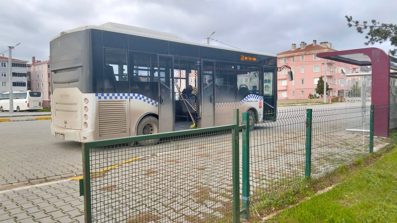 Tekirdağ'da 21 numaralı Saray Şehir İçi hattı ile Tam Ring Turu | Tek parça