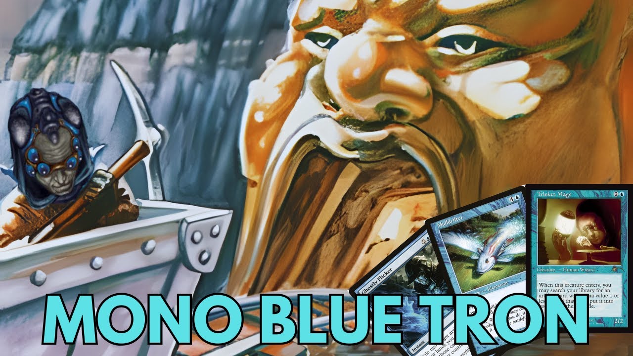 Robando muchas cartas con Mono Blue Tron! -- Pauper Gameplay