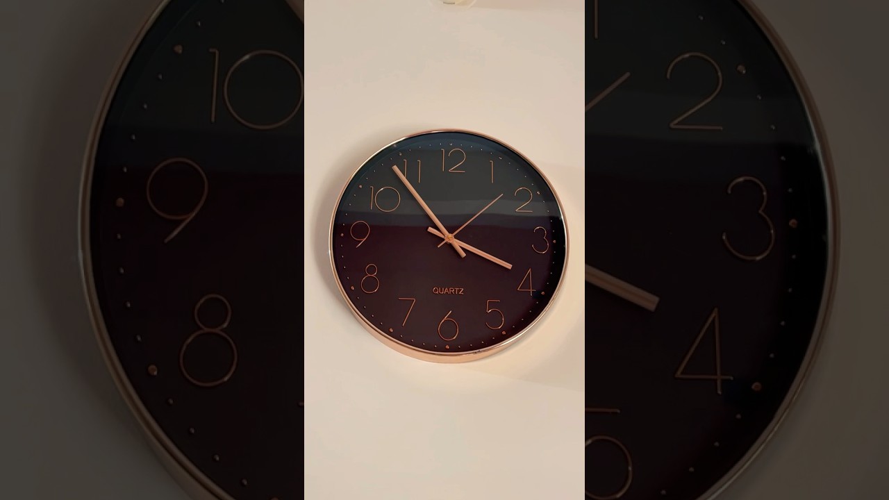 The best wall clock! Link in descptn #reelitfeelit #clock #asthetic #ikea #shorts #homedecor #amazon
