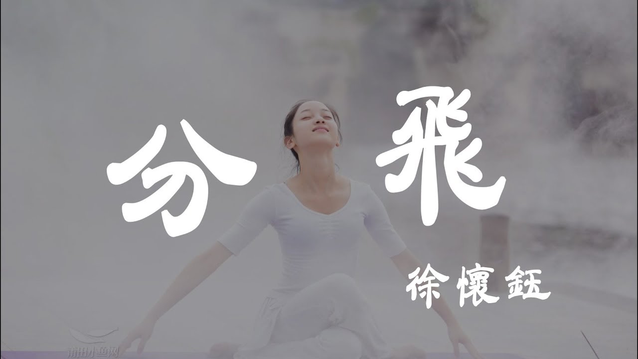 分飛 - 徐懷鈺 - 『超高无损音質』【動態歌詞Lyrics】