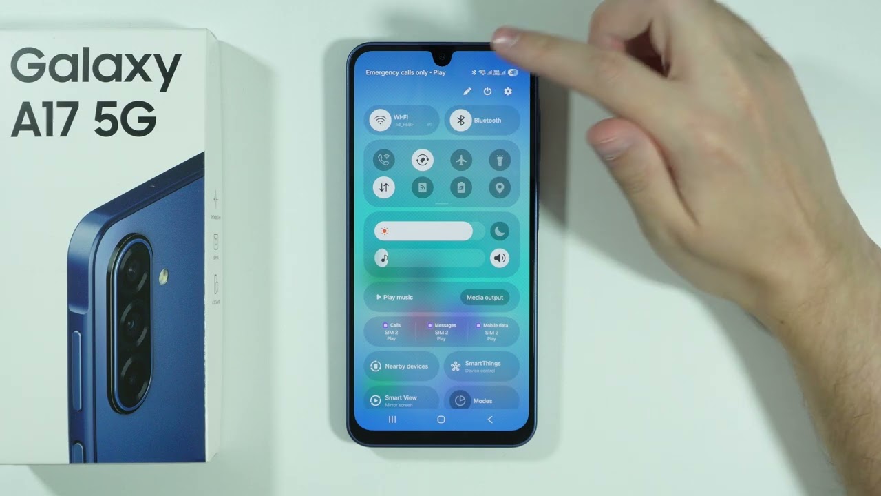 Samsung Galaxy A17: How to Change Media Output
