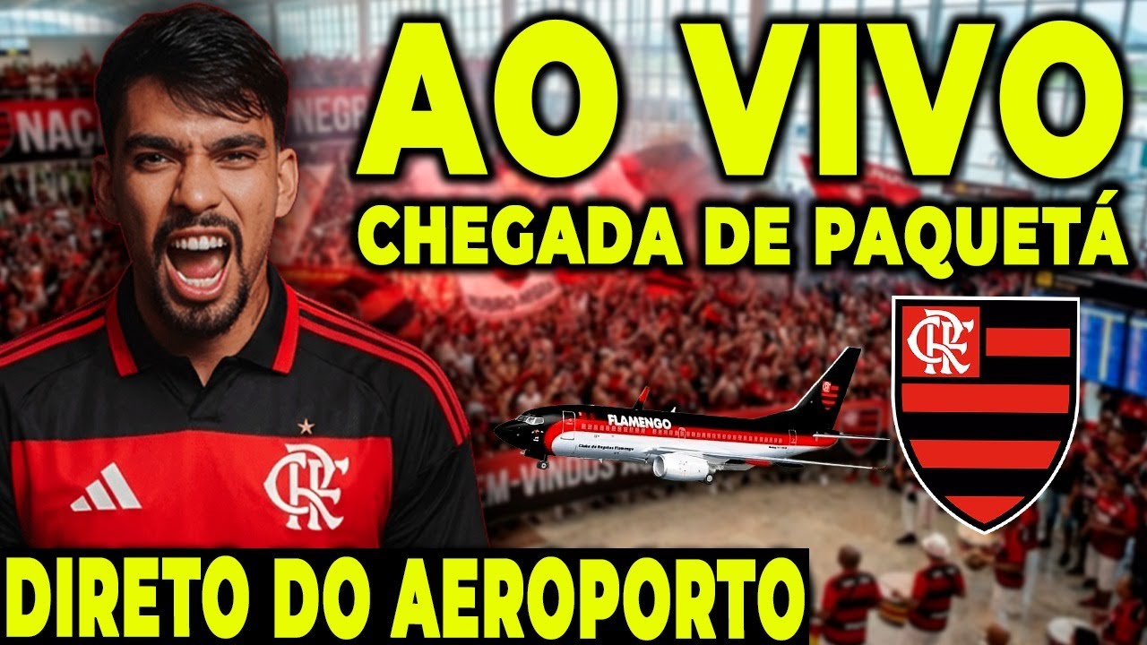 EMOCIONANTE! CHEGADA DE LUCAS PAQUETÁ AO FLAMENGO DIRETO DO AEROPORTO!