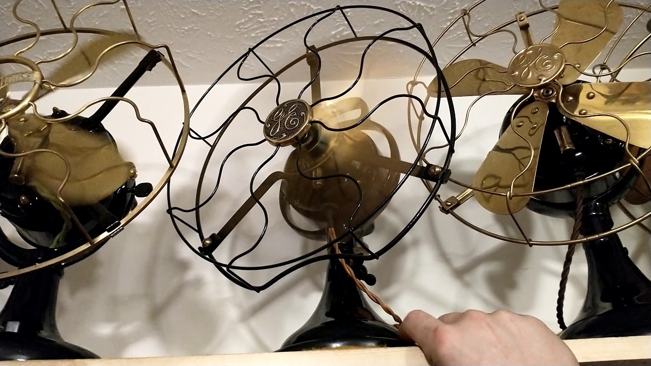 Part 3 Antique Fan Collection Restored and/or Preserved. Range 1906-1949.