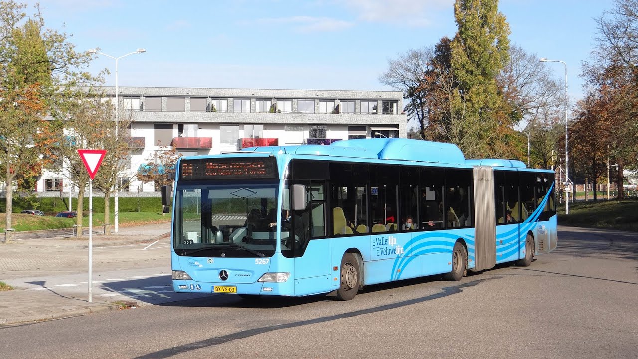 Syntus 5267 Mercedes-Benz citaro G CNG  lijn 84 Station Ede-Wageningen- wageningen busstation
