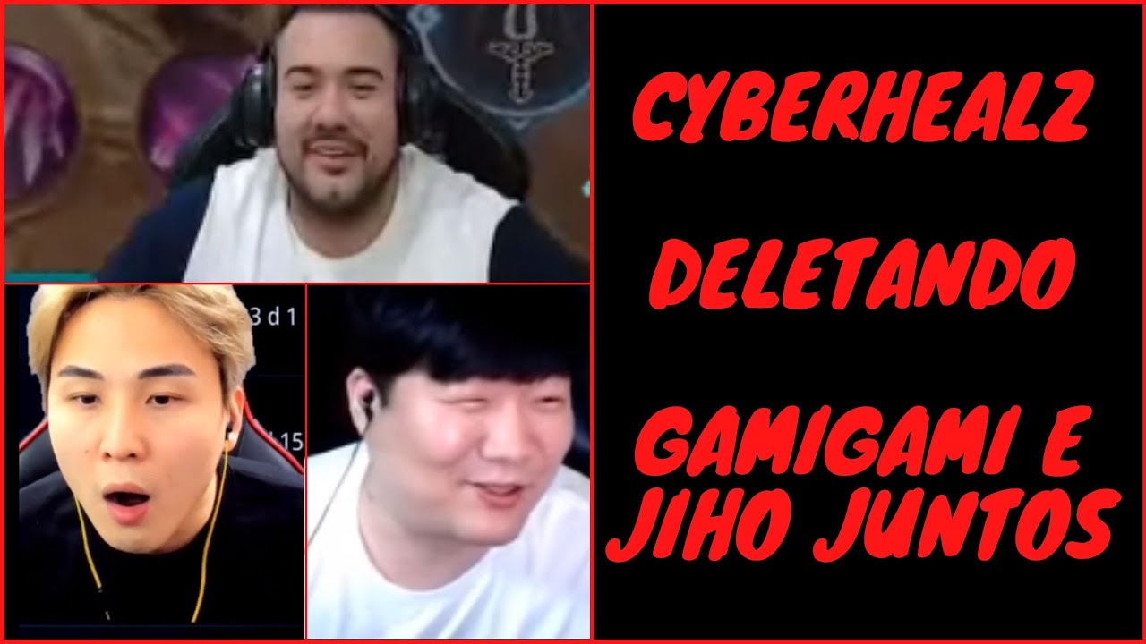 CYBERHEALZ DELETANDO GAMIGAMI E JIHO JUNTOS MIR4