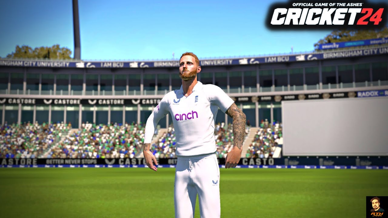 Playing ASHES 2023 In Cricket 24 As Ben Stokes | RtxVivek