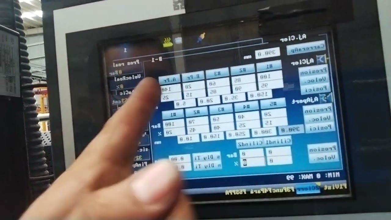 Pantalla de cierre en un control tipo techmation , cómo leer.