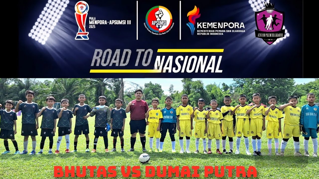 BHUTAS VS DUMAI PUTRA | JUNIOR PREMIER LEAGUE ZONA RIAU 2025