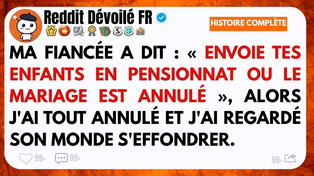 Ma fiancée a dit : « Envoie tes enfants en pensionnat »… alors j’ai annulé le mariage sur-le-champ