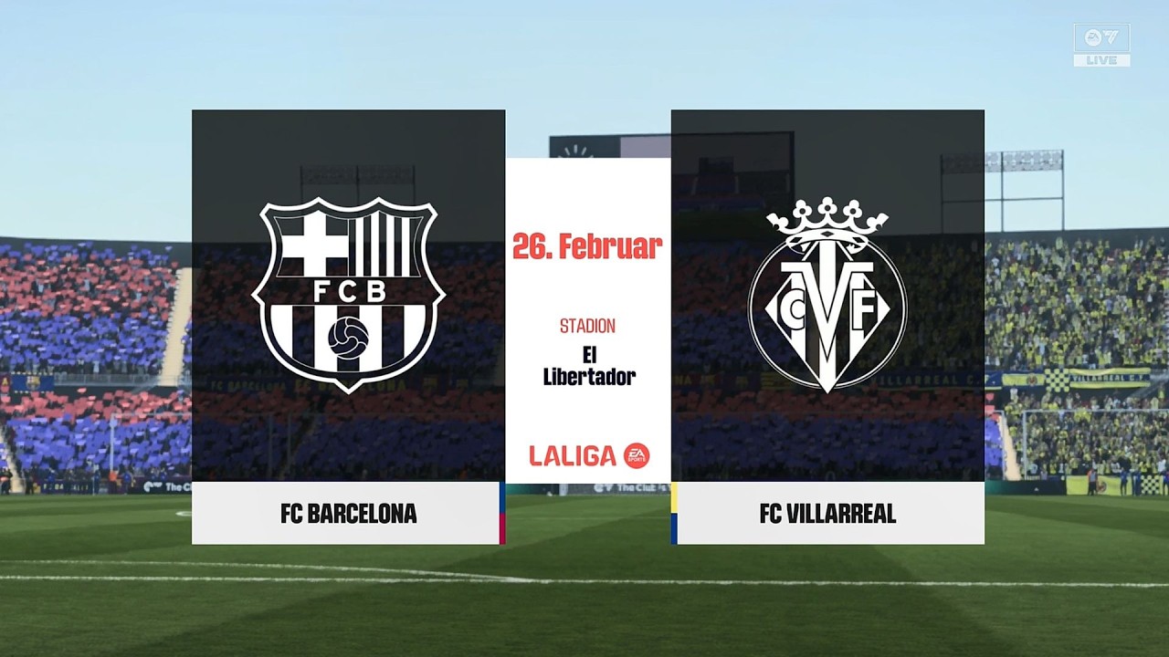 EA Sports FC 26 | FC Barcelona vs Villarreal CF - LaLiga Santander | Gameplay PS5