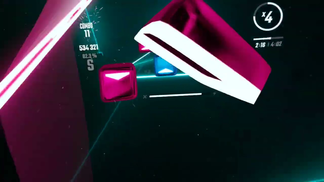 power of the saber blade beat saber