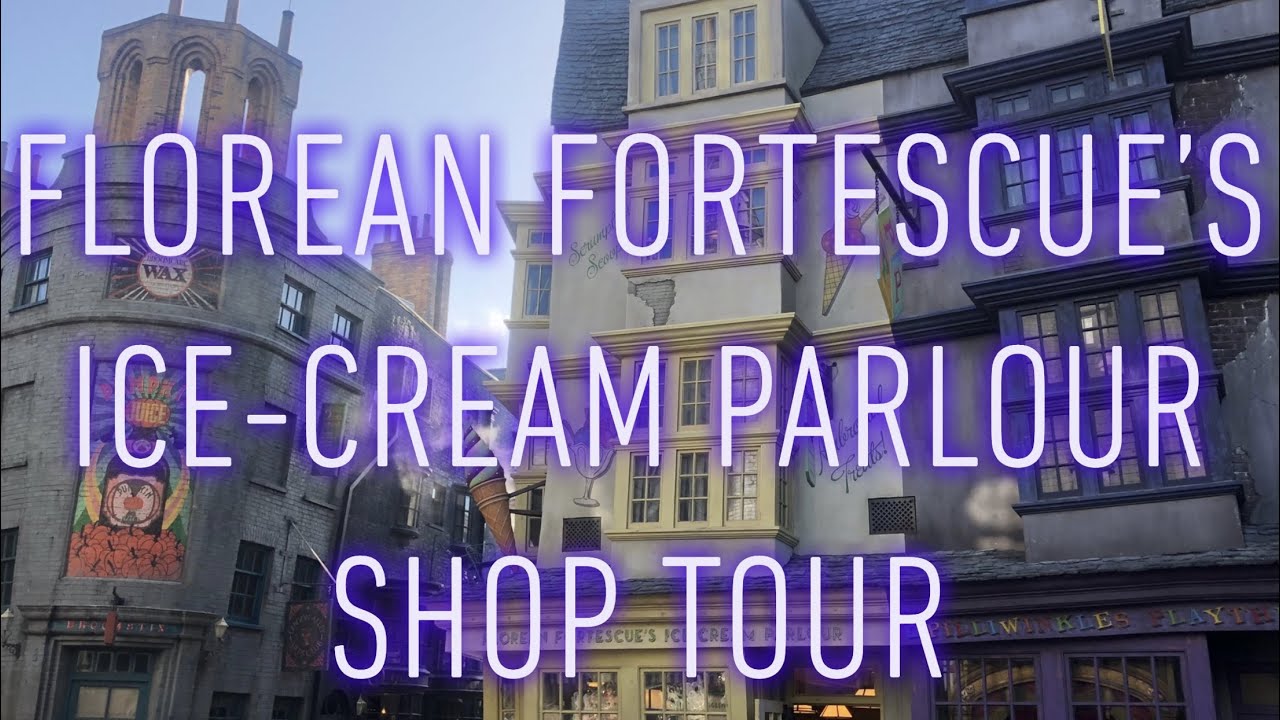 FLOREAN FORTESCUE'S ICE-CREAM PARLOUR SHOP TOUR || WIZARDING WORLD OF HARRY POTTER || EPIDEMIC SOUND