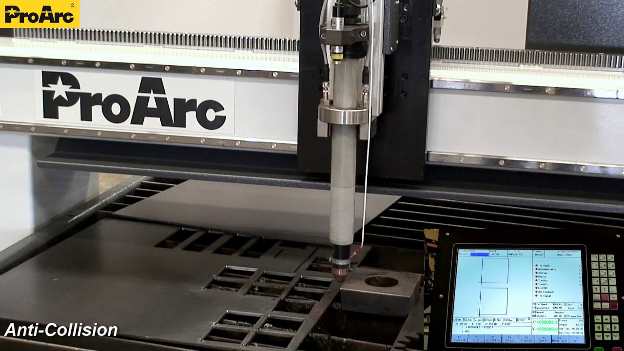 CNC Plasma cutting machine cut mild steel - ProArc Magicut