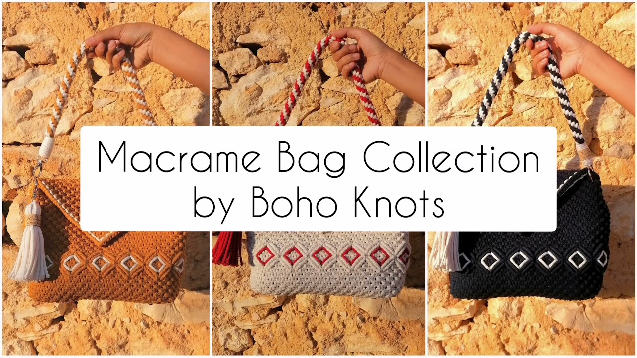 Macrame Bag Collection #1 - Handmade by Boho Knots