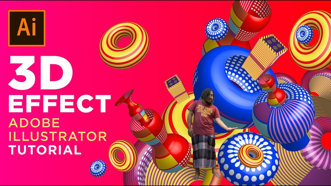 Tutorial Adobe Illustrator 3d Effcet