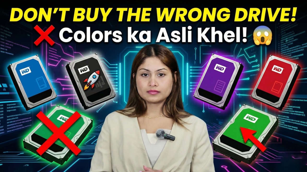 🚨 STOP Buying the Wrong Hard Drive! WD Colors Explained