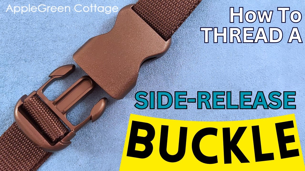 How to THREAD a Side-Release BUCKLE