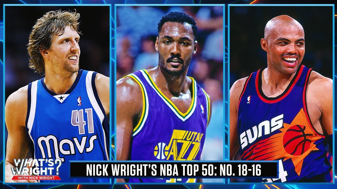 Barkley, Malone, Dirk | Nick Wright's Top 50 NBA Players of the Last 50 Years | No. 18-16