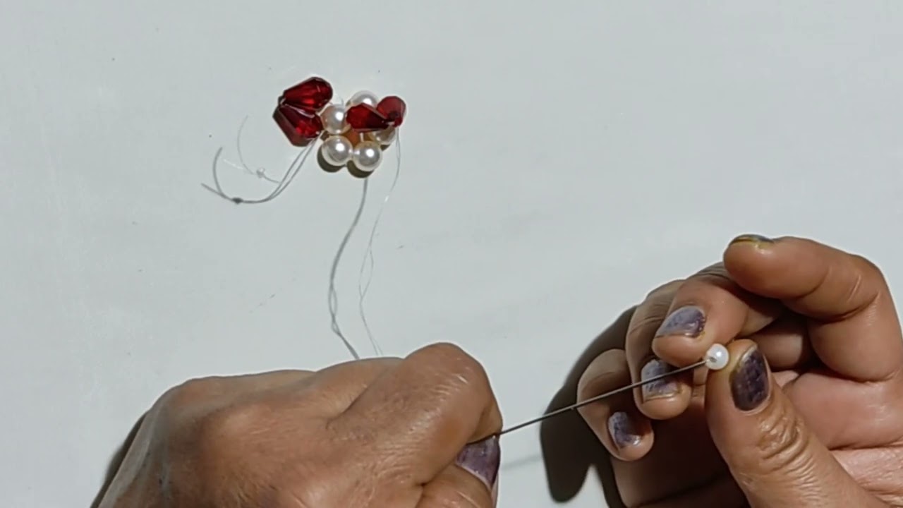 Beaded Flower Pattern- #18// beaded work //beaded craft