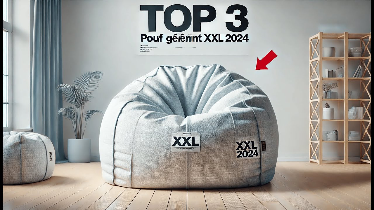 TOP 3 MEILLEUR POUF GÉANT XXL 2024 🛋️ CONFORT MAXIMUM POUR INTÉRIEUR & EXTÉRIEUR