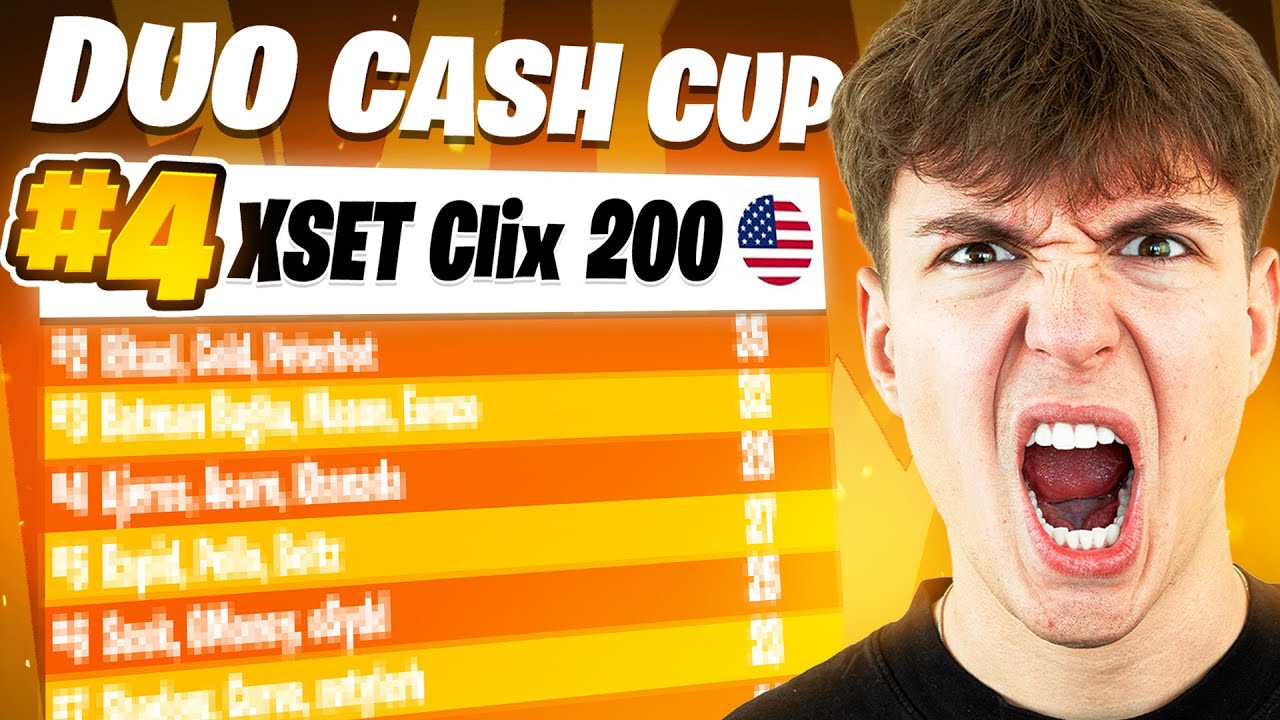 Clix DOMINATES the FIRST Duo Cash Cup of Chapter 7 🏆 (4TH PLACE)