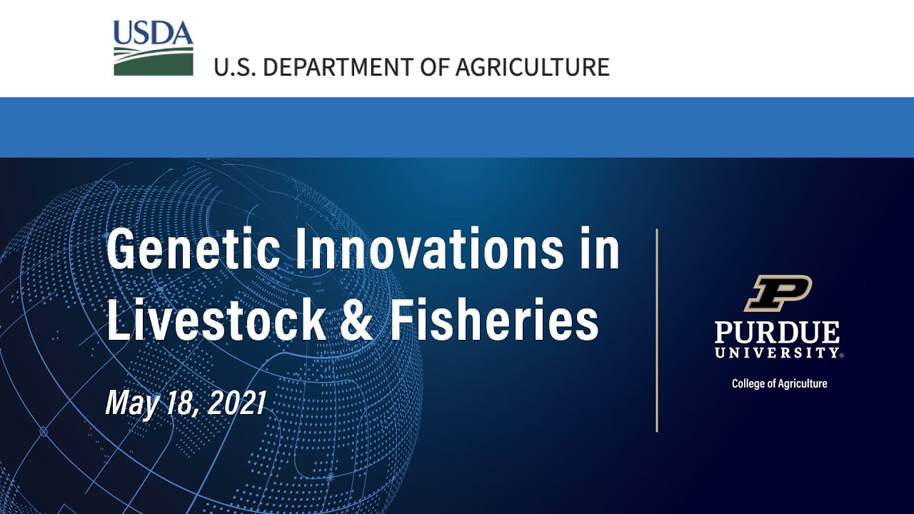 Global Agriculture Innovation Forum: Genetic Innovations in Livestock & Fisheries - May 18, 2021