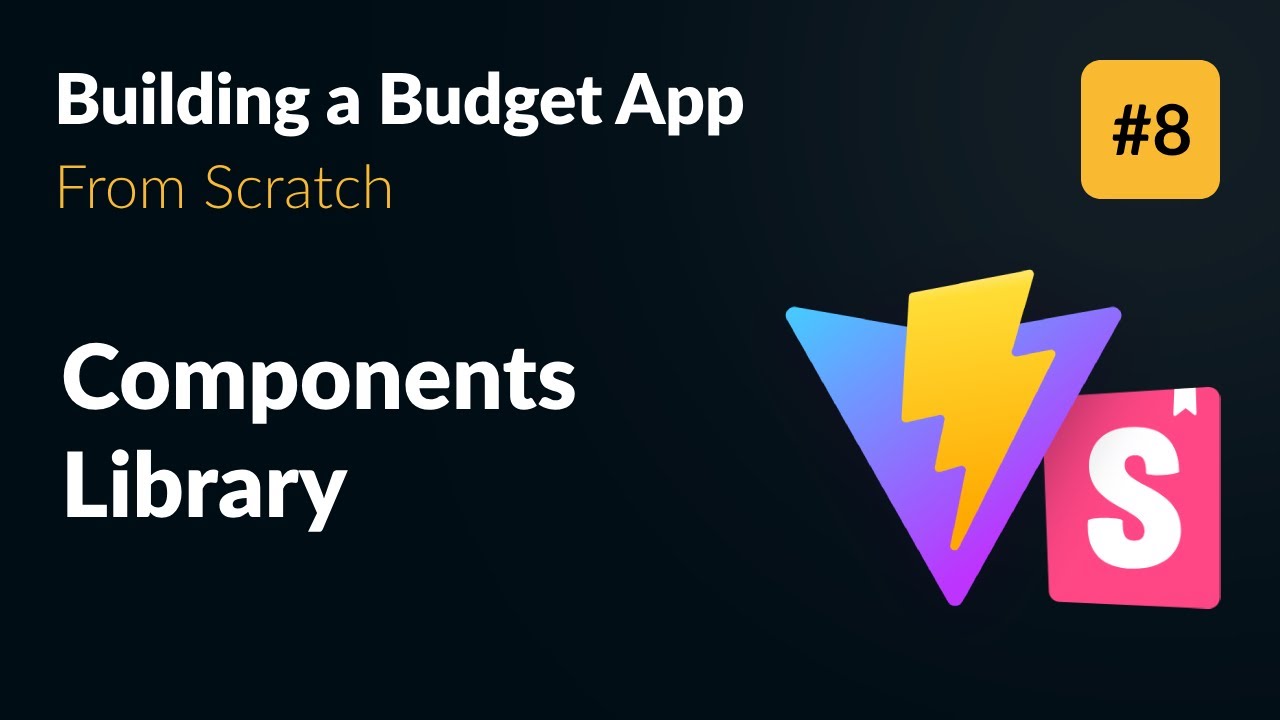 Components Library with Vite & Storybook 👨&zwj;💻 Develop an App from Scratch (Part 8)