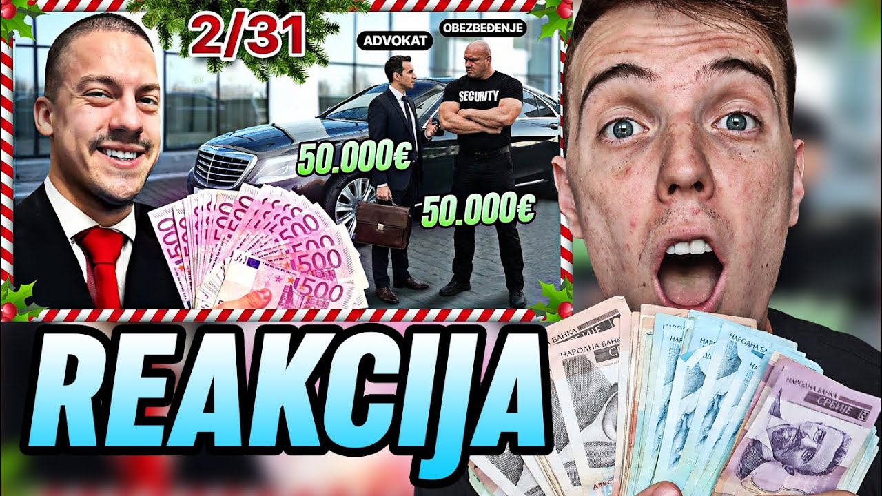 BAKA VLOGMAS DAN 2. - BAKA PLAĆA REKET - CHODA REAKCIJA