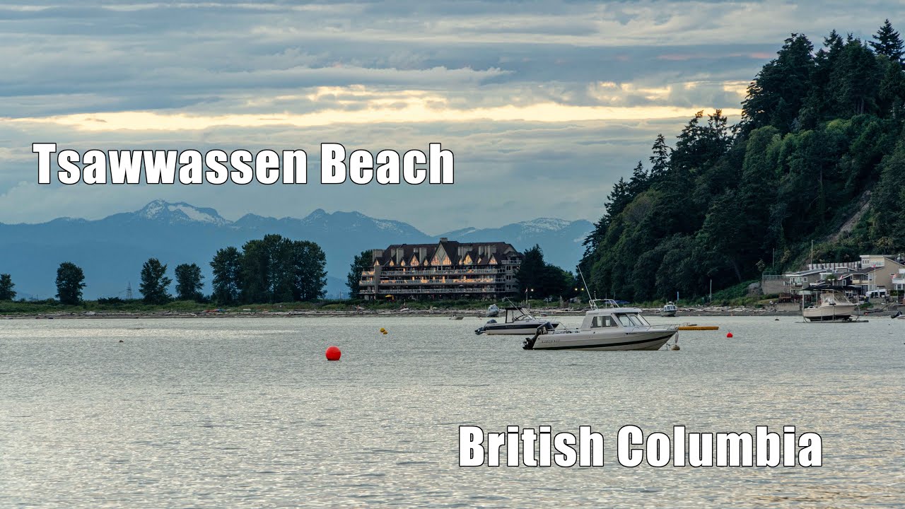 Fred Gingell Park and Tsawwassen Beach Walking Tour - 4K HDR
