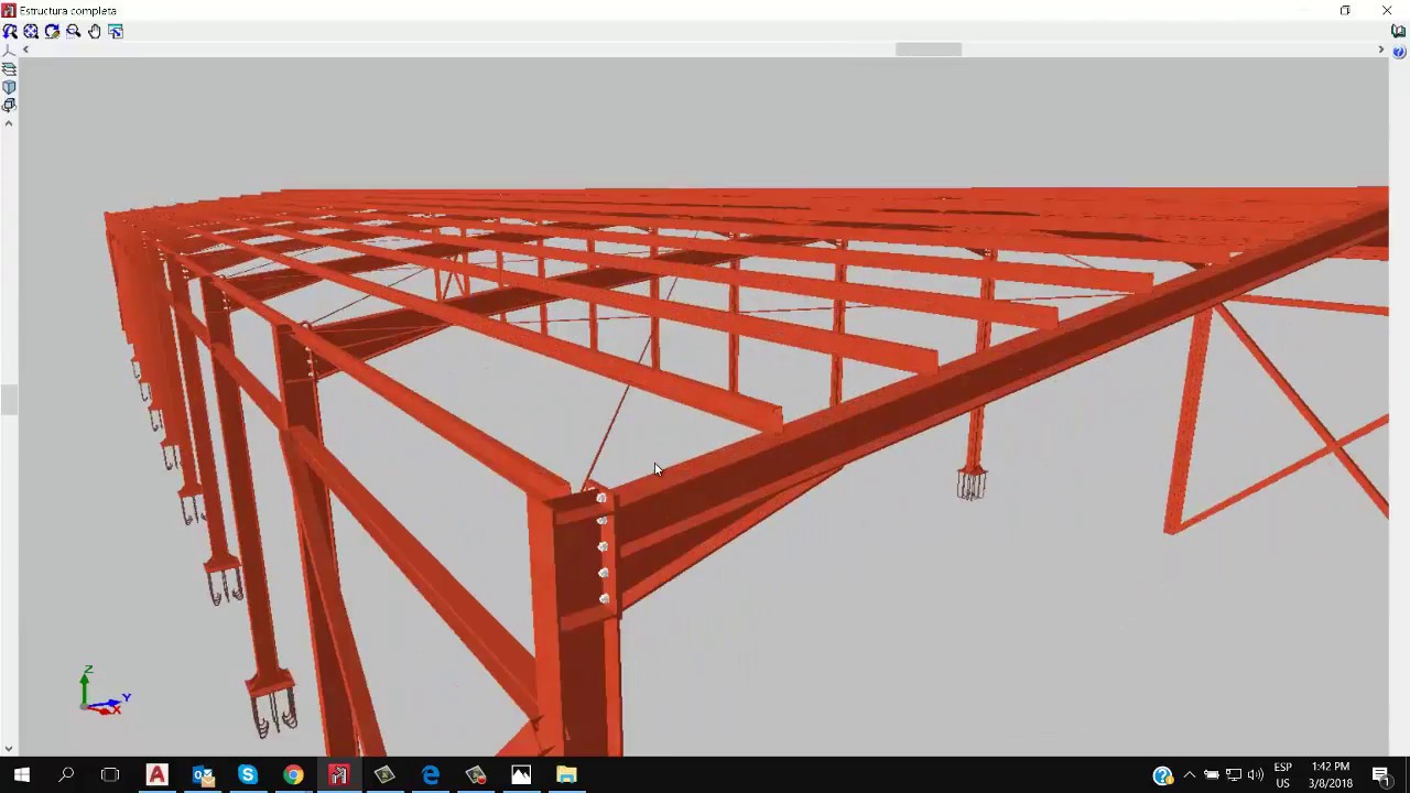 REVISION DE PROYECTO NAVE INDUSTRIAL MEXICO perfiles doble T  *EJEMPLO DE CONSULTORIA