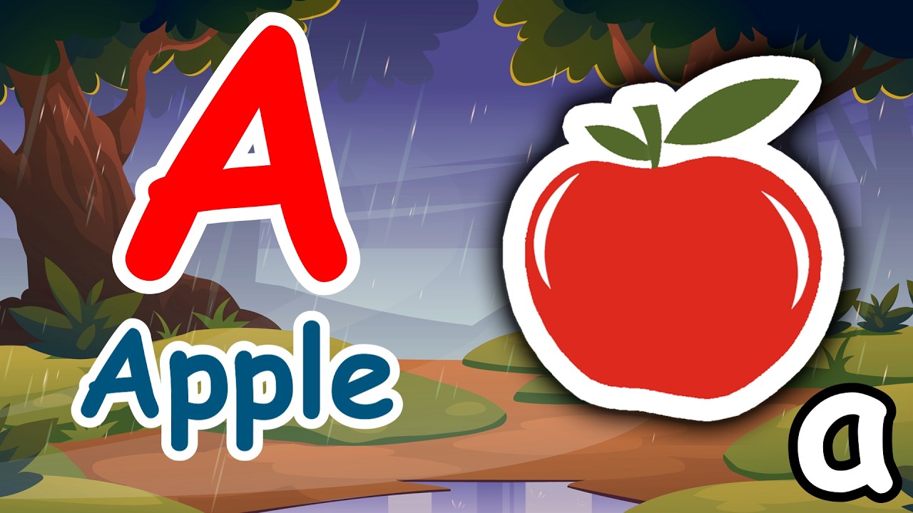 Learn ABCD & First Words! 🍎 Educational Video for Babies & Kids