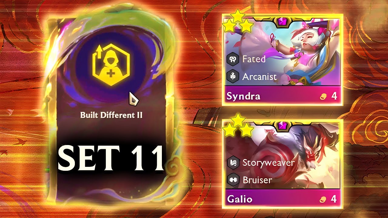 3 Star Syndra & Galio with Overpowered Built different | TFT SET 11