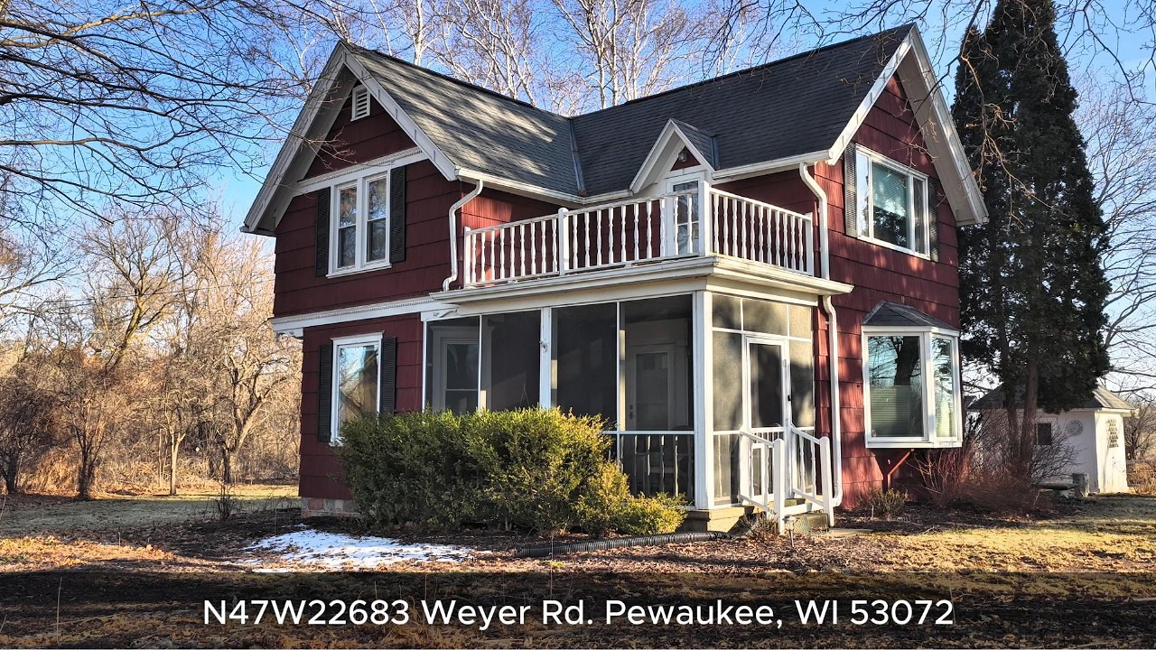 N47W22683 Weyer Rd. Pewaukee, WI 53072 | Real Estate Drone Video Tour