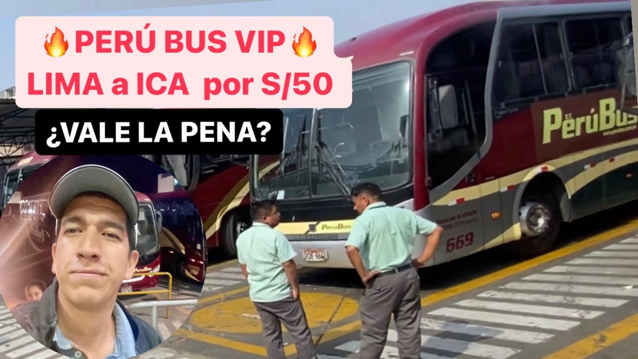 Así es el SERVICIO VIP de PERÚ BUS para viajar de LIMA a ICA 🔥¿VALE LA PENA?