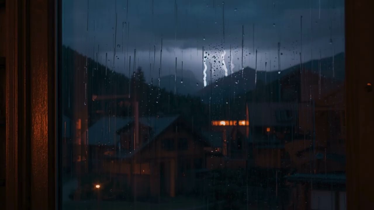 夜に降り続く雨音｜心を鎮める睡眠用サウンド【2時間】Steady Night Rain Sounds for Calm Sleep【2 Hours】