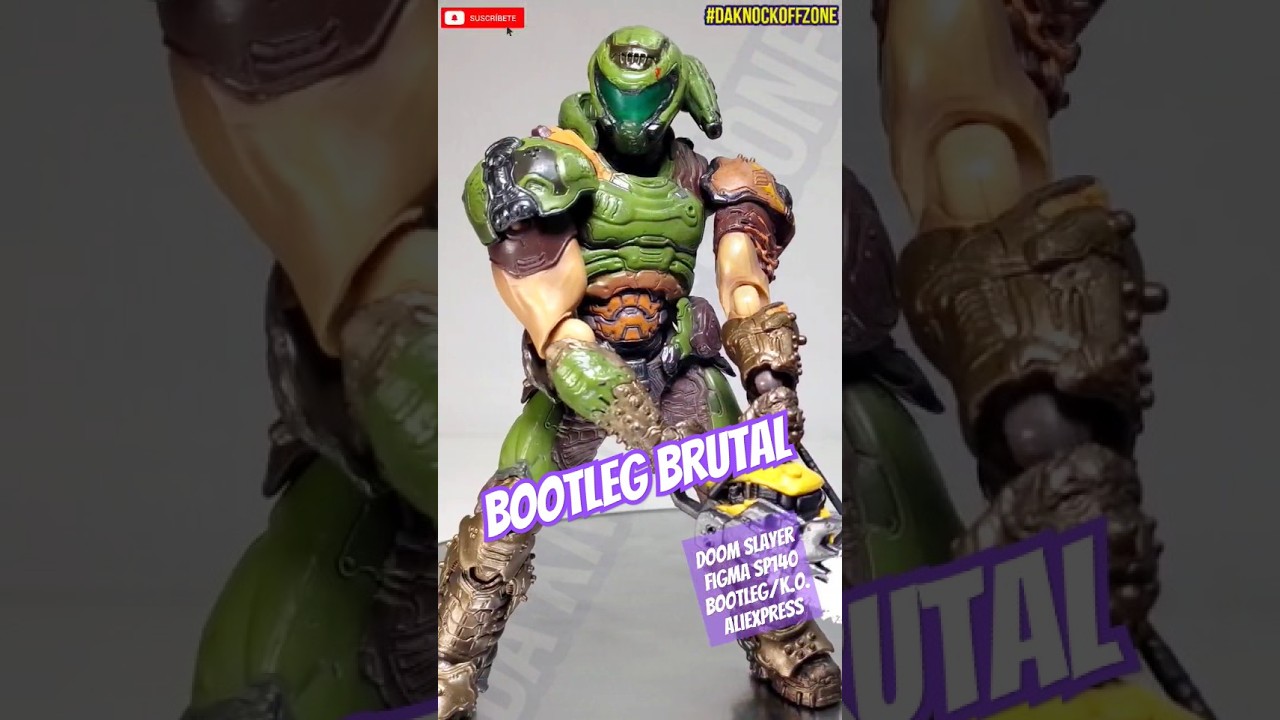 Fakema #doomslayer Bootleg Aliexpress #actionfigures #doom #posing #fake #aliexpress #gaming #shorts