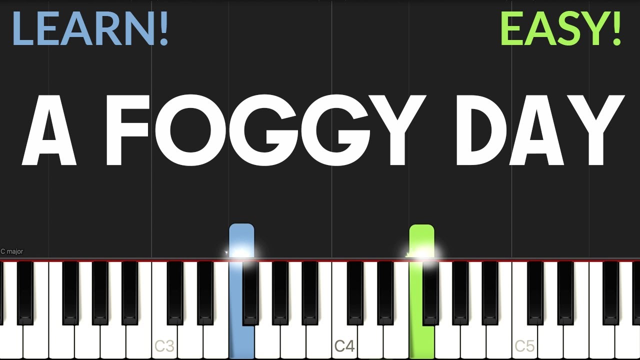 A Foggy Day - Frank Sinatra | EASY Piano Tutorial & Sheet Music