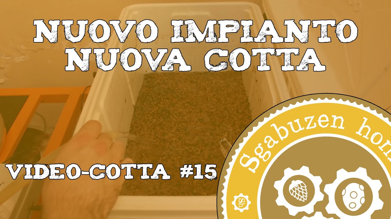 Nuovo impianto, nuova cotta!!! | Sgabuzen Video-cotte #15