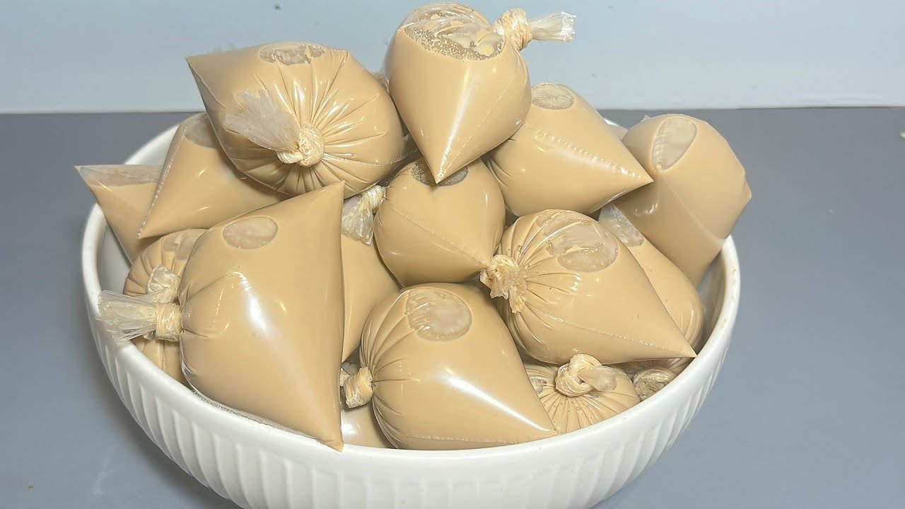 how to prepare ice cream at home /milky creamy coffee ice cream recipe/ice cream recipe/Ghana foods 