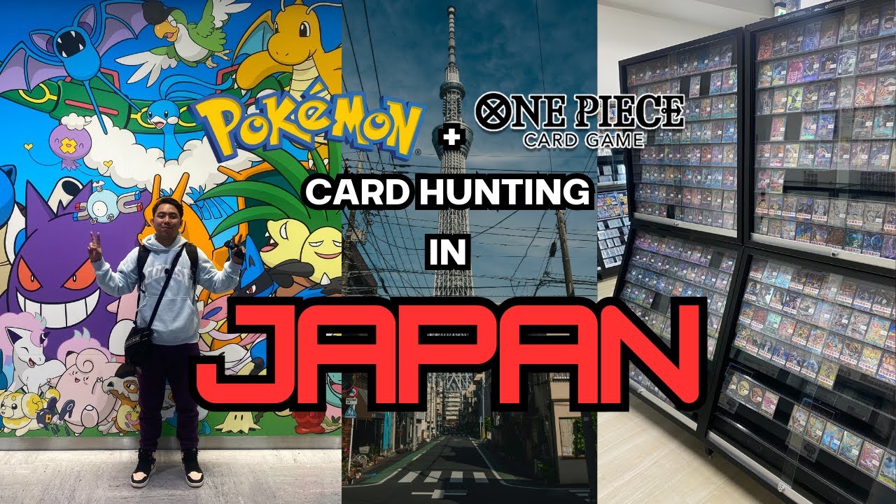 Pokemon & One Piece Card Hunting in Tokyo, Japan + Japan Trip
