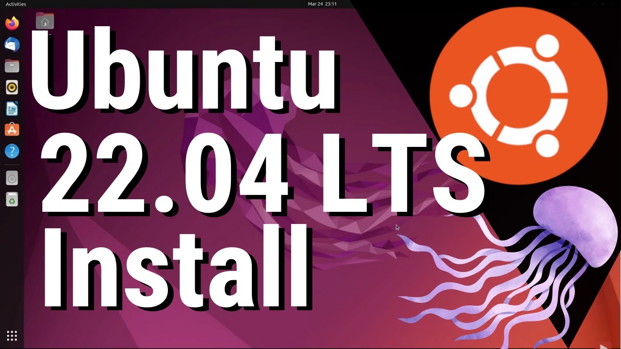 Установка Ubuntu 22.04 LTS Linux | Версия для настольного компьютера (Jammy Jellyfish)