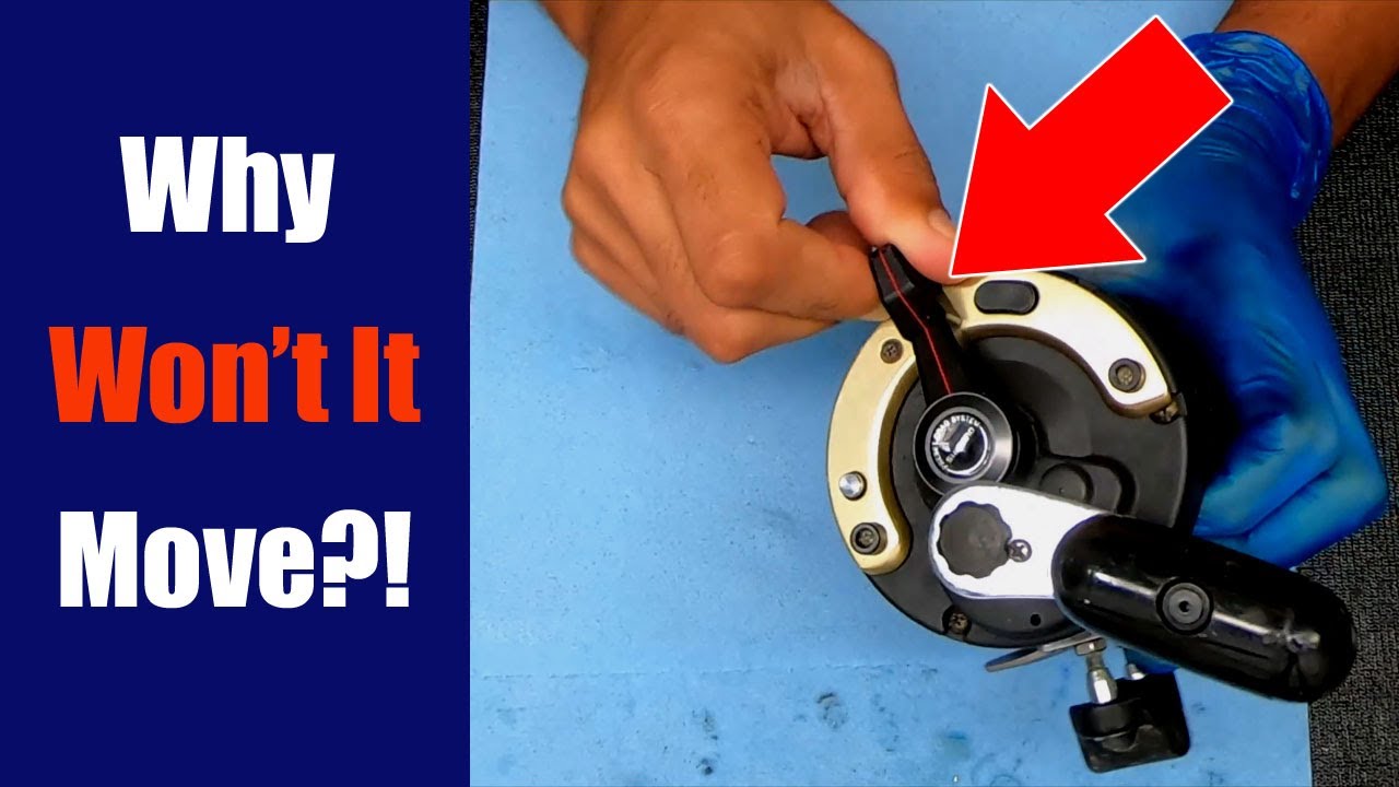 Shimano TLD25 Lever Won't Move - Fishing Reel Repair